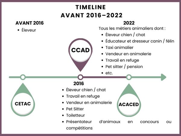 Timeline CETAC CCAD ACACED